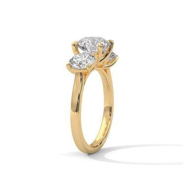 Eternal Ember Round Solitaire Ring