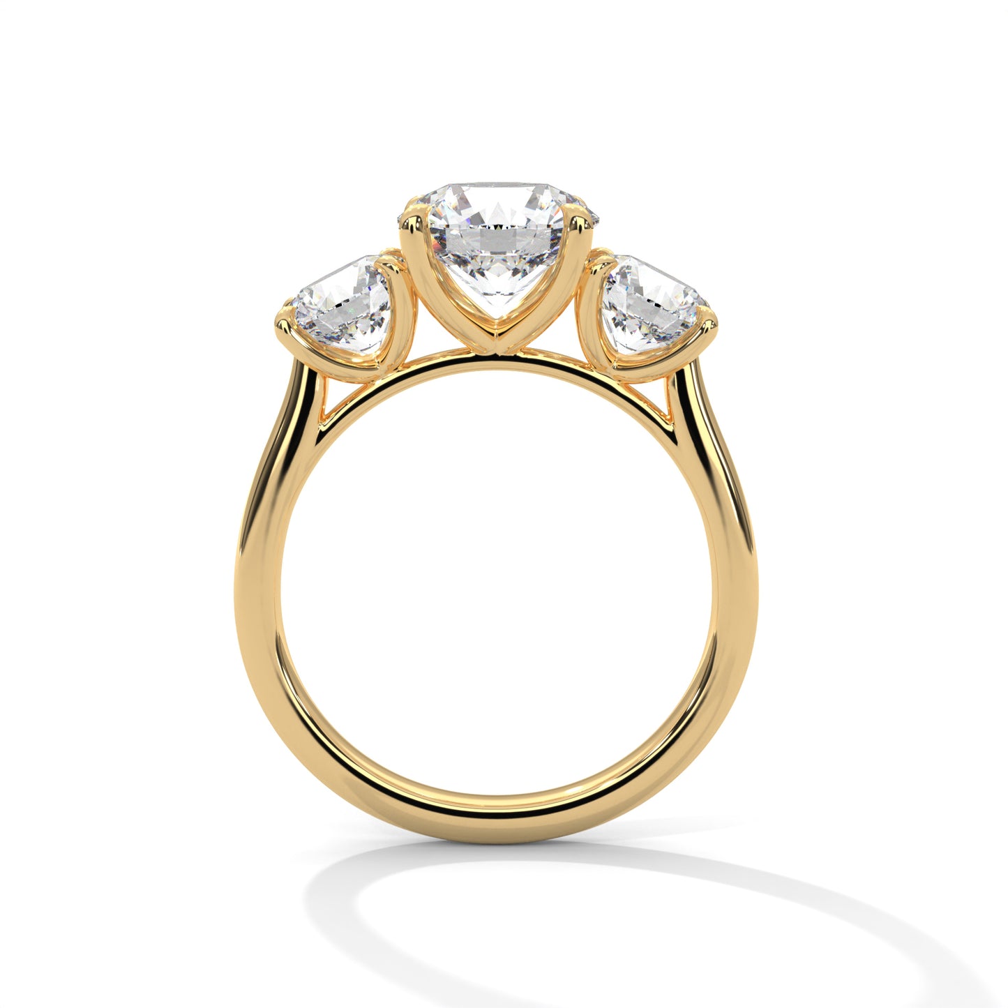Eternal Ember Round Solitaire Ring