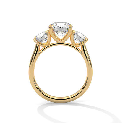 Eternal Ember Round Solitaire Ring