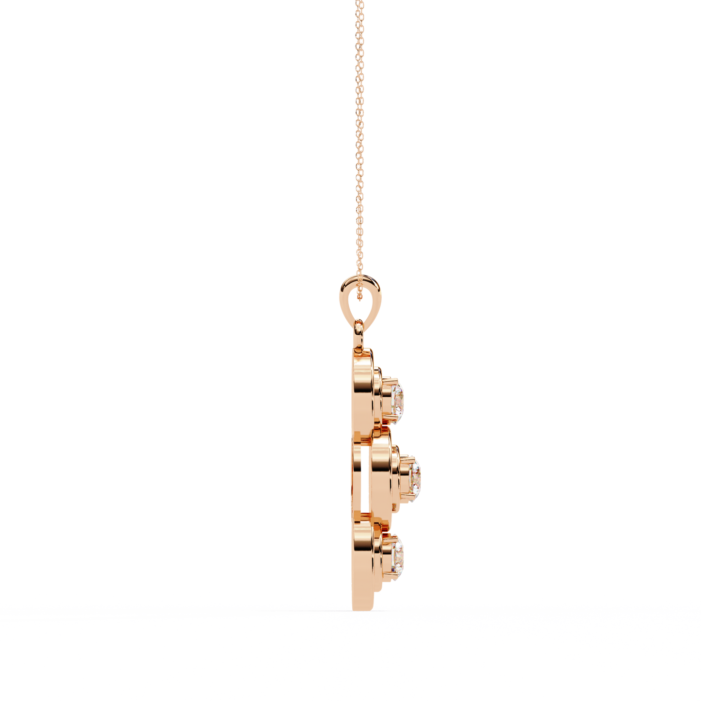 Vionette Cluster Diamond Pendant