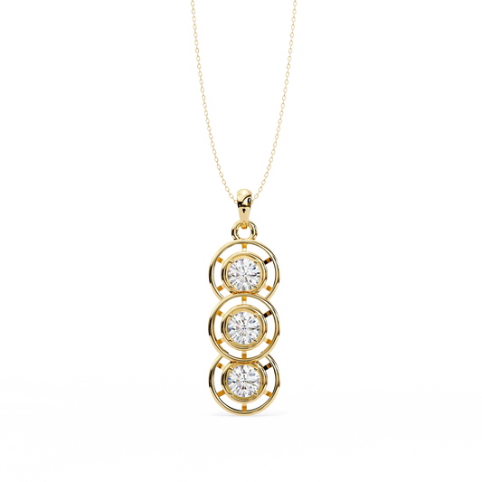 Vionette Cluster Diamond Pendant