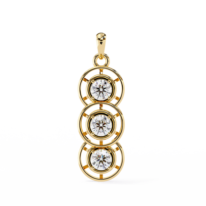 Vionette Cluster Diamond Pendant