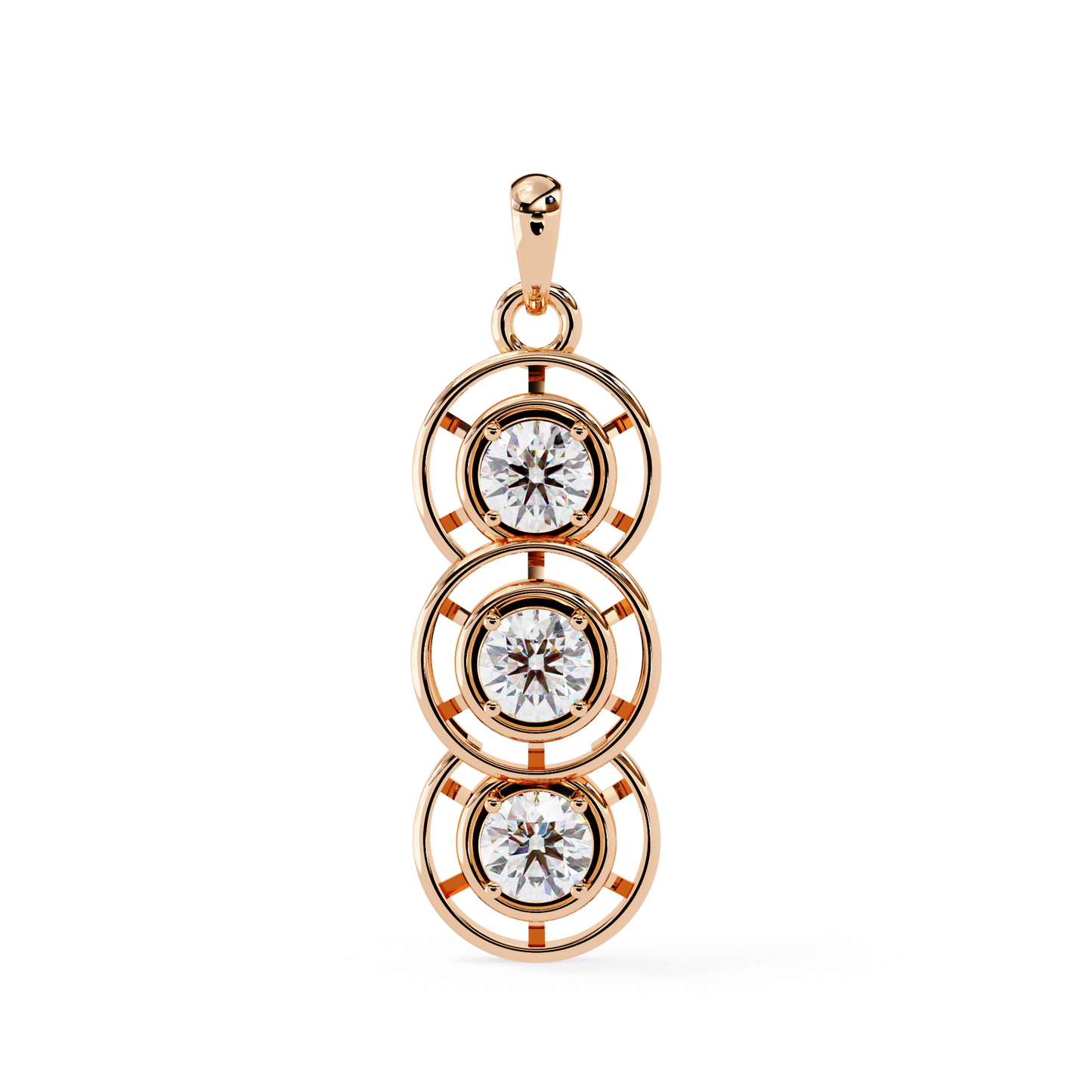 Vionette Cluster Diamond Pendant