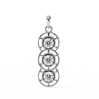 Vionette Cluster Diamond Pendant