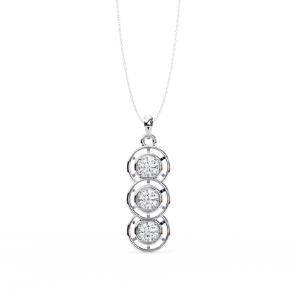 Vionette Cluster Diamond Pendant