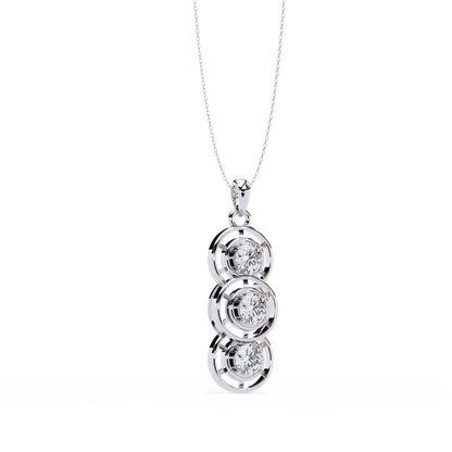Vionette Cluster Diamond Pendant