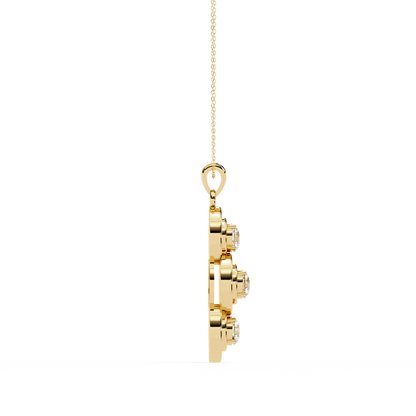 Vionette Cluster Diamond Pendant