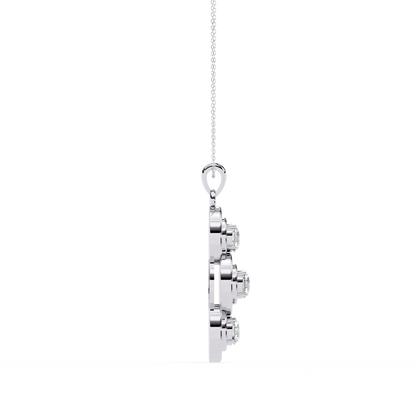 Vionette Cluster Diamond Pendant