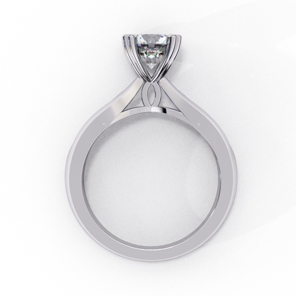 Amora D’Elise Round Solitaire Ring