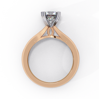 Amora D’Elise Round Solitaire Ring