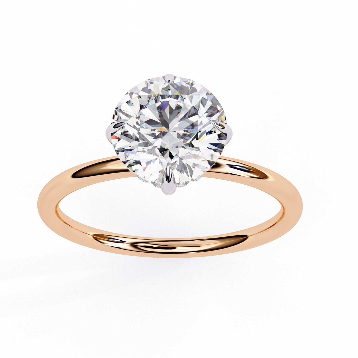 Lucidara Classic Round Solitaire Ring