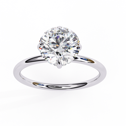 Lucidara Classic Round Solitaire Ring