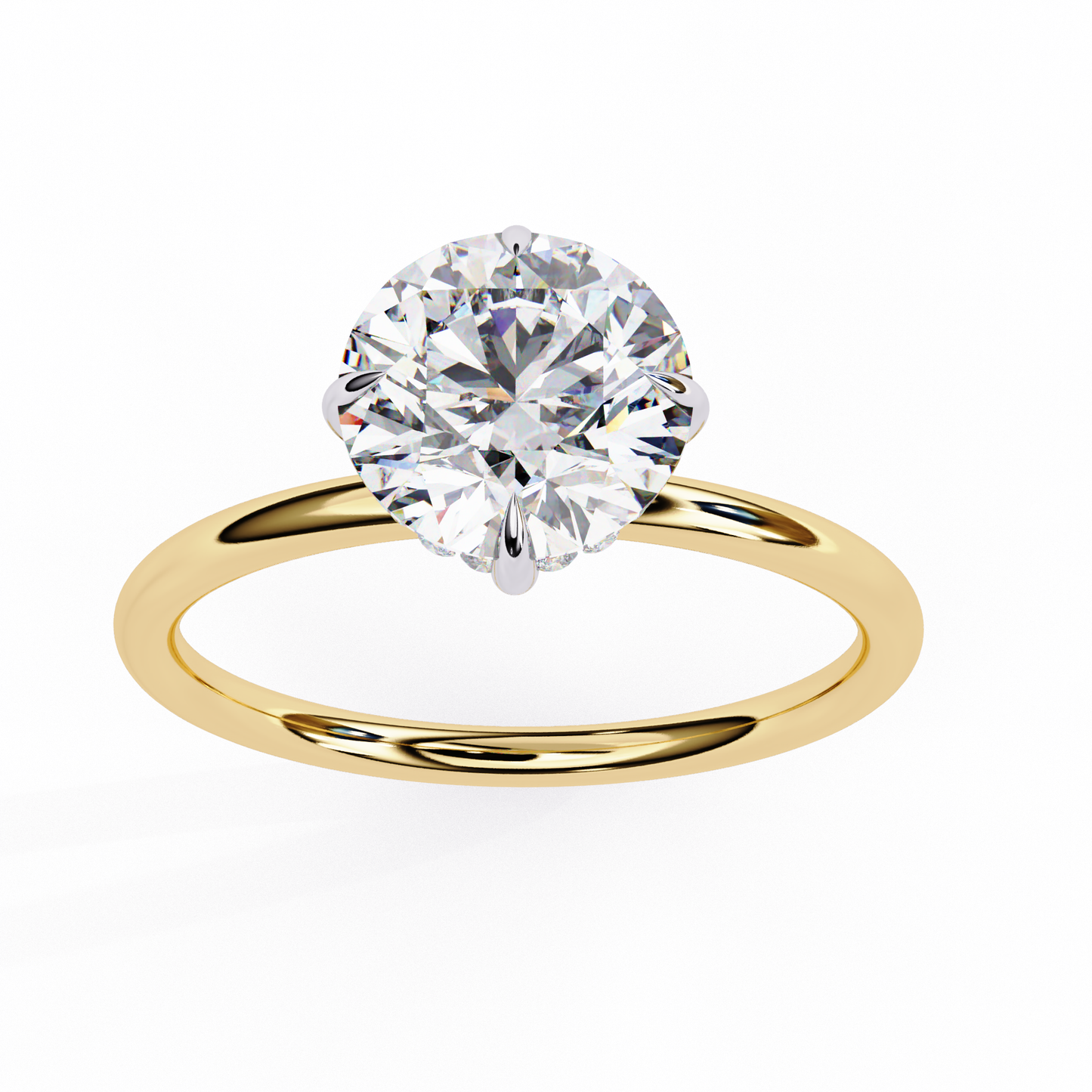 Lucidara Classic Round Solitaire Ring