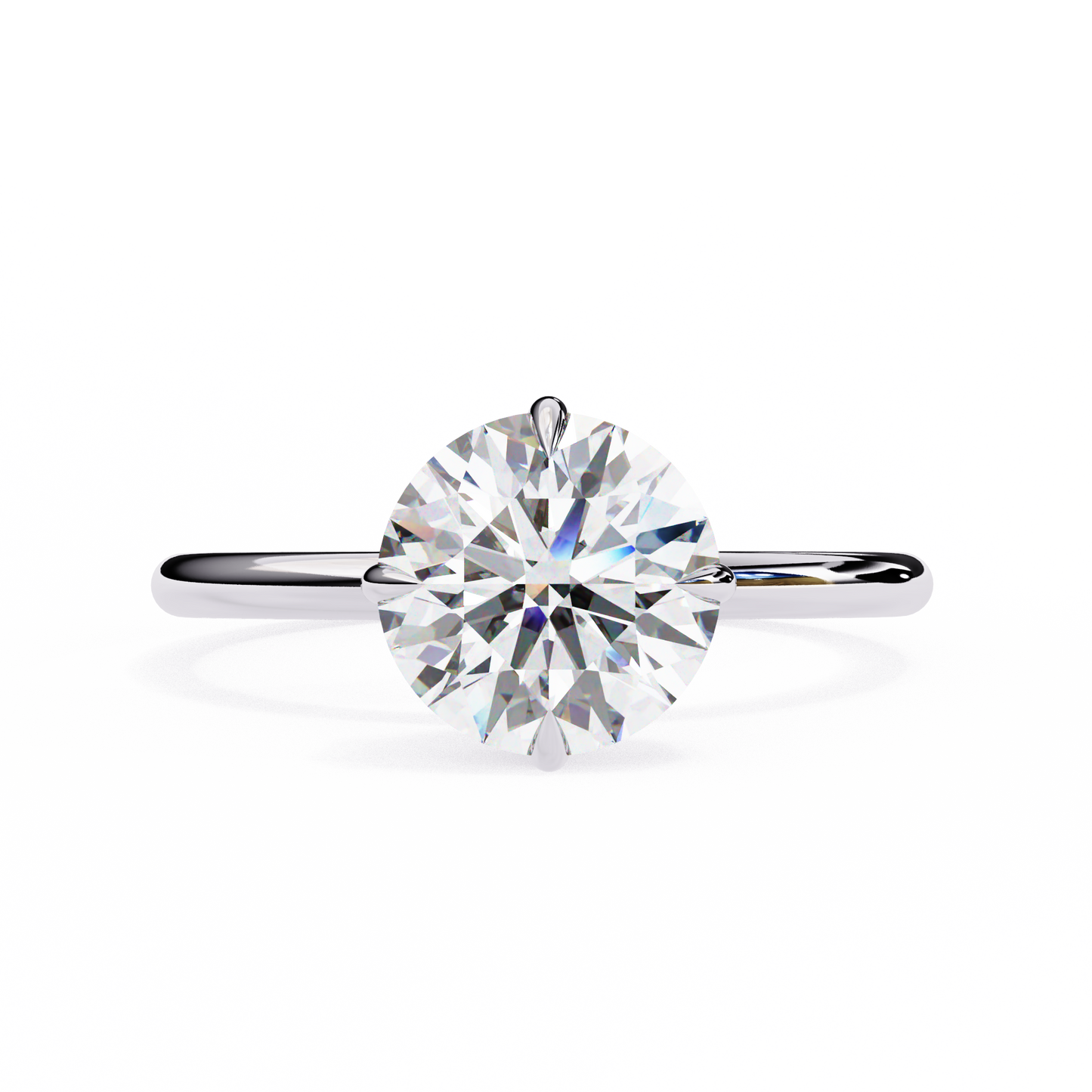 Lucidara Classic Round Solitaire Ring