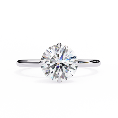 Lucidara Classic Round Solitaire Ring