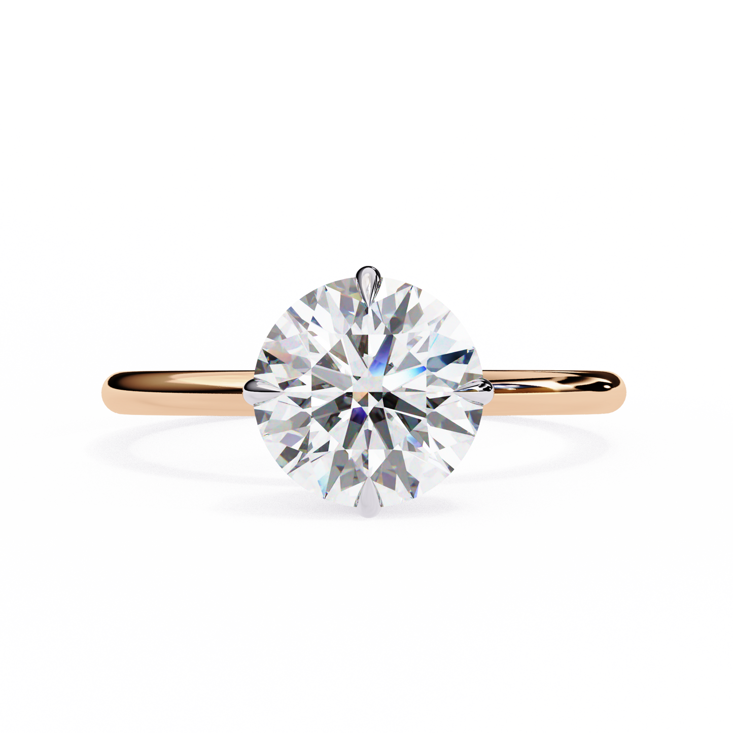 Lucidara Classic Round Solitaire Ring