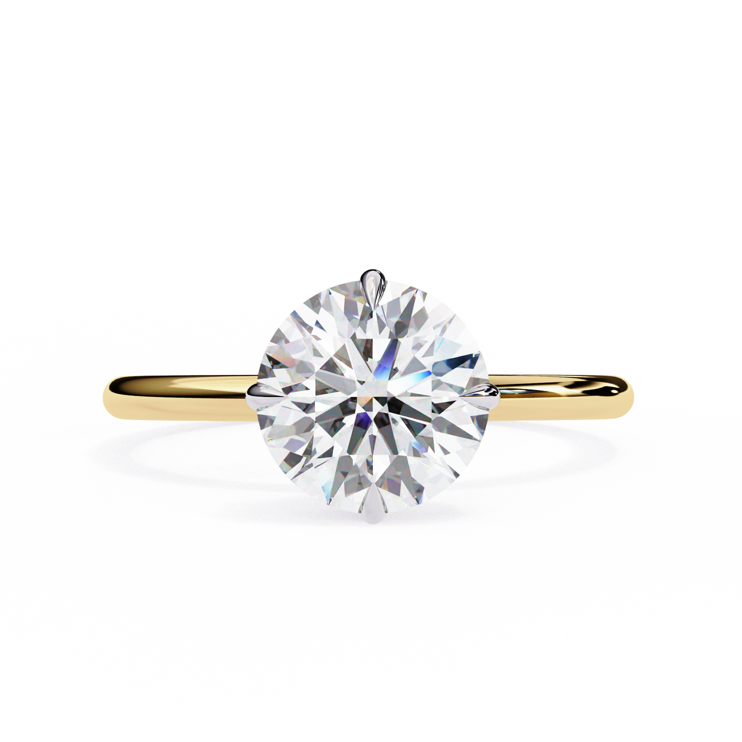 Lucidara Classic Round Solitaire Ring