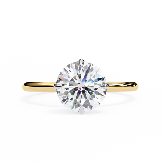 Lucidara Classic Round Solitaire Ring