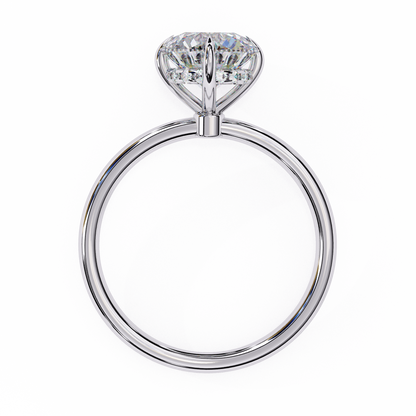 Lucidara Classic Round Solitaire Ring
