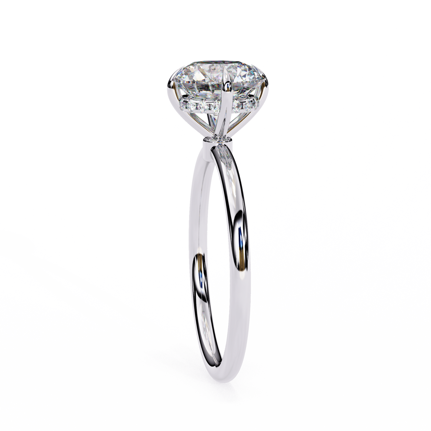 Lucidara Classic Round Solitaire Ring