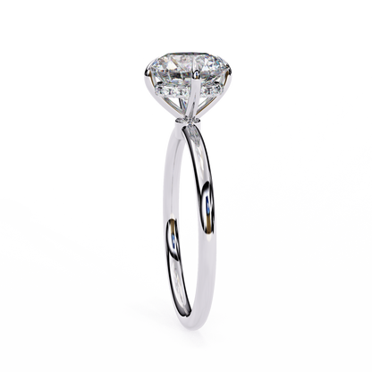 Lucidara Classic Round Solitaire Ring