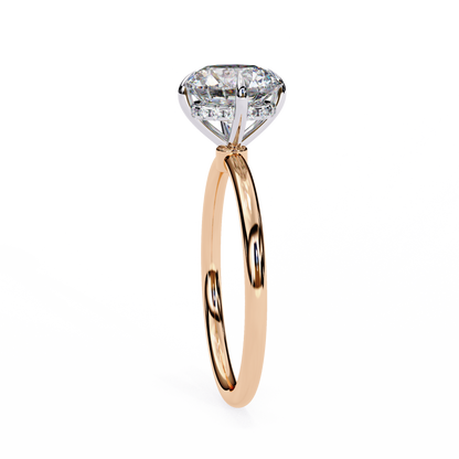 Lucidara Classic Round Solitaire Ring