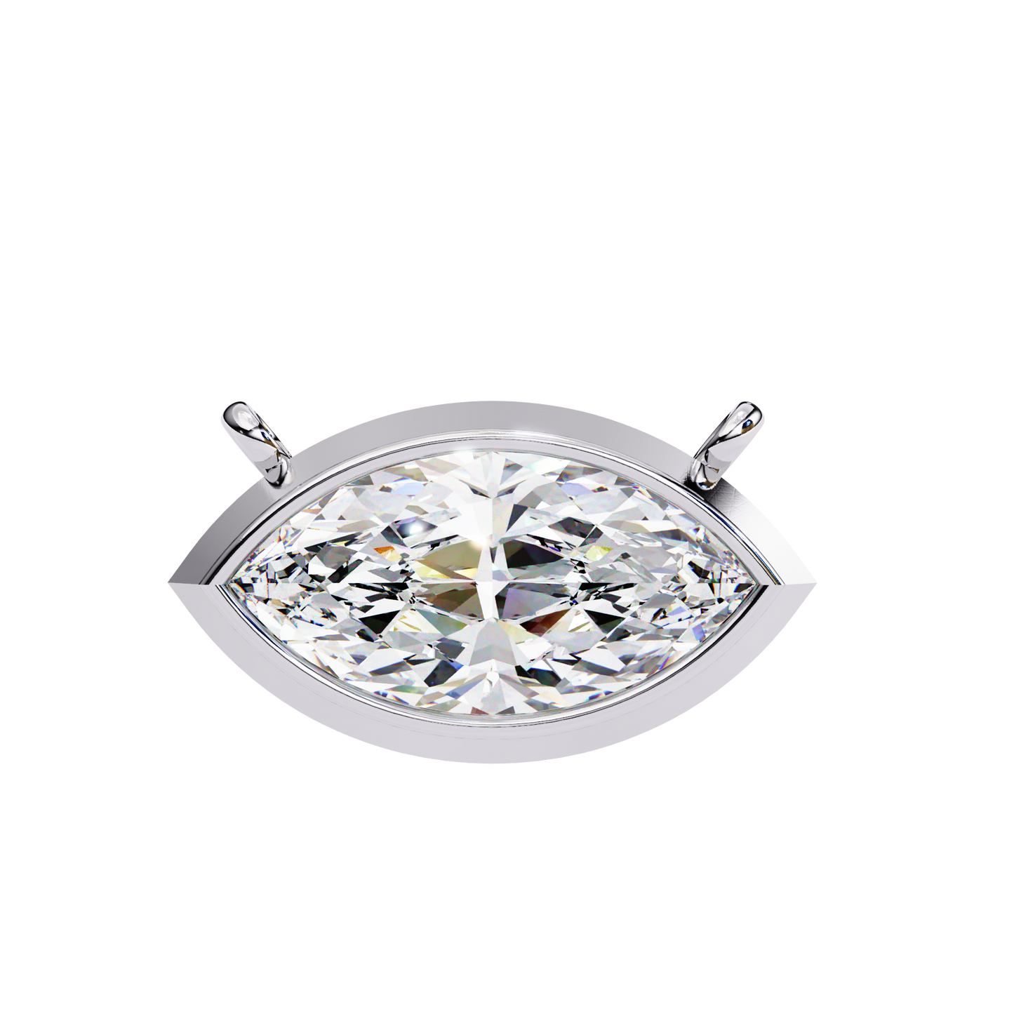 Serenova Grandeur Marquise Solitaire Pendant