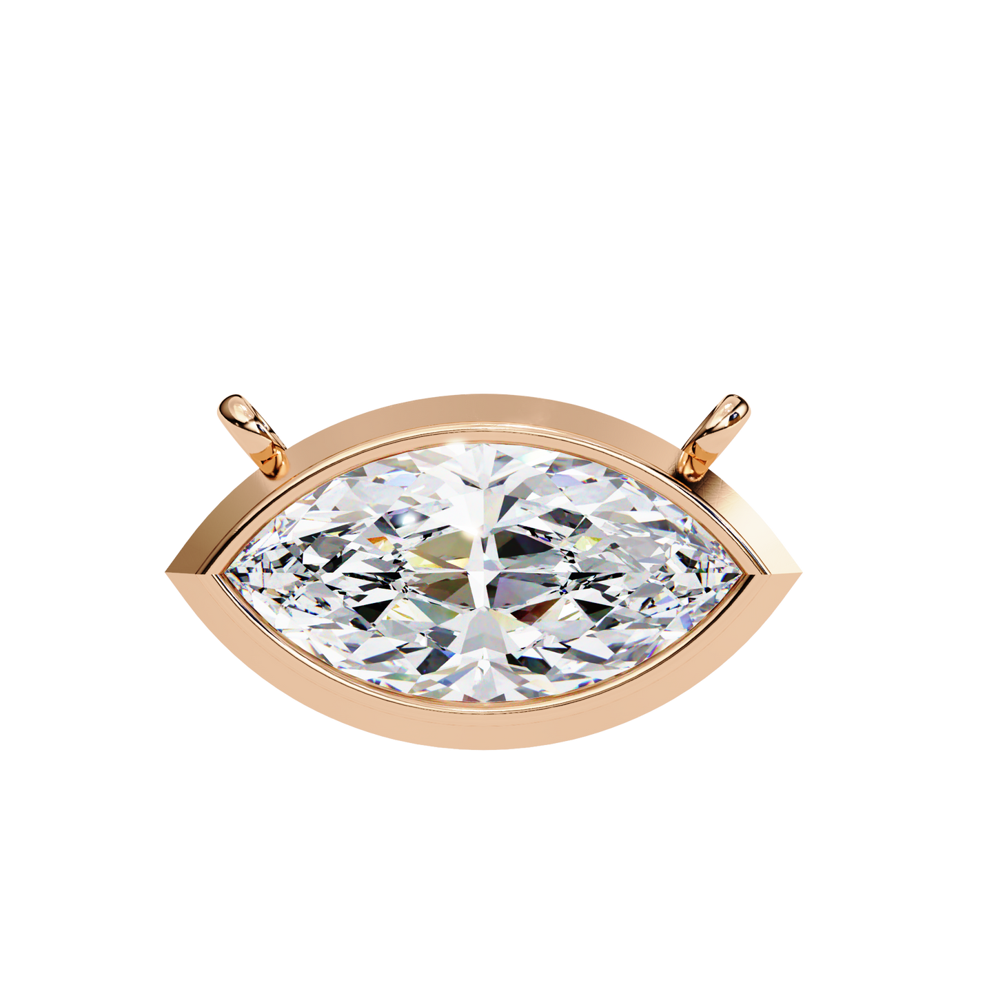Serenova Grandeur Marquise Solitaire Pendant