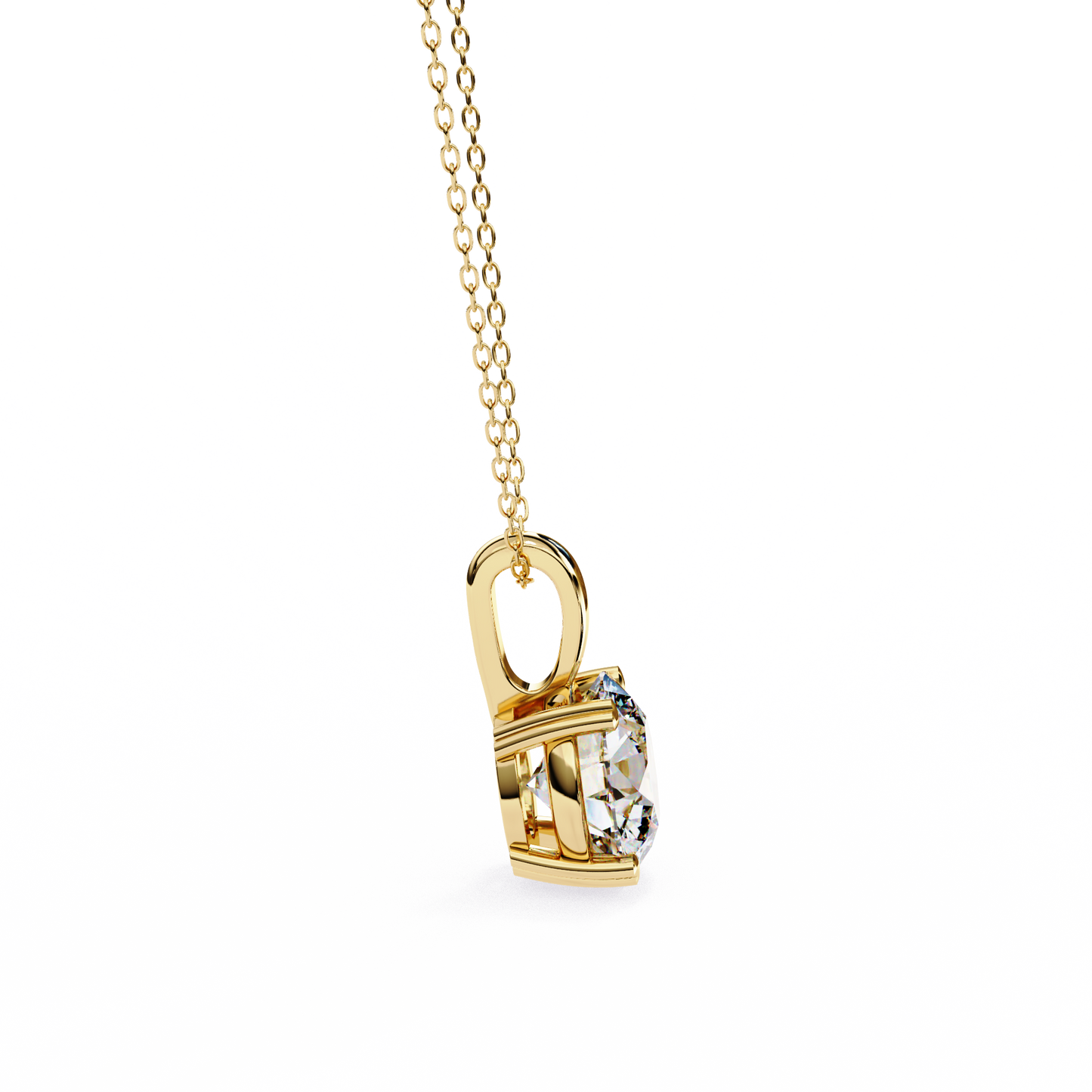 Eloria Souveraine Round Diamond Pendant
