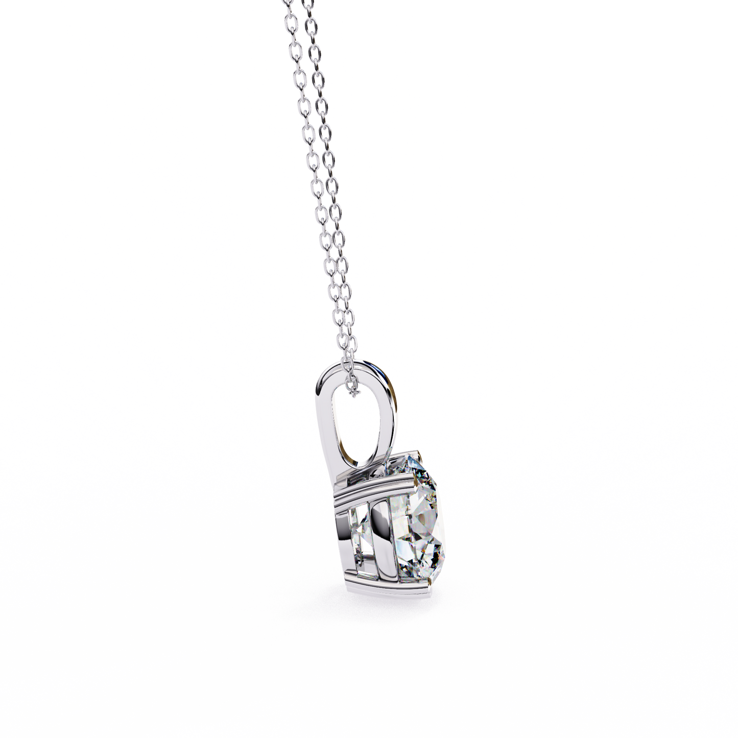 Eloria Souveraine Round Diamond Pendant