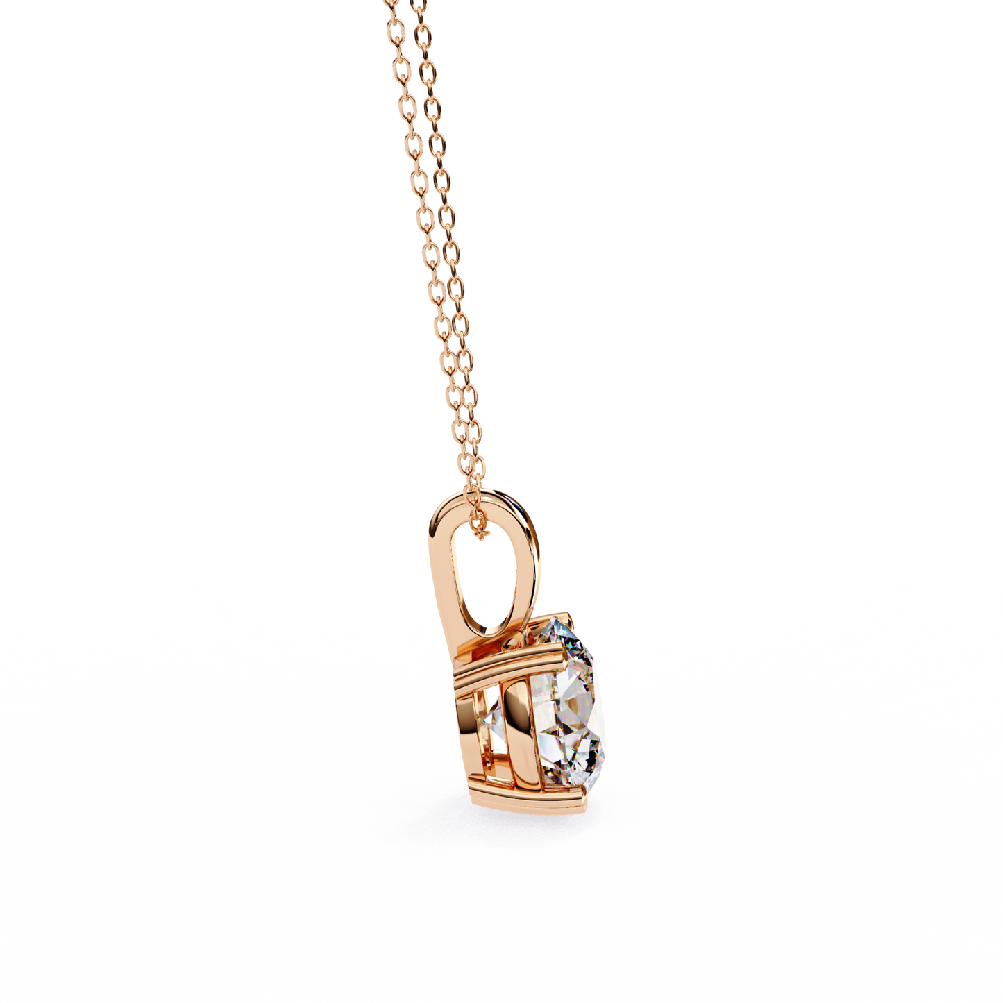 Eloria Souveraine Round Diamond Pendant