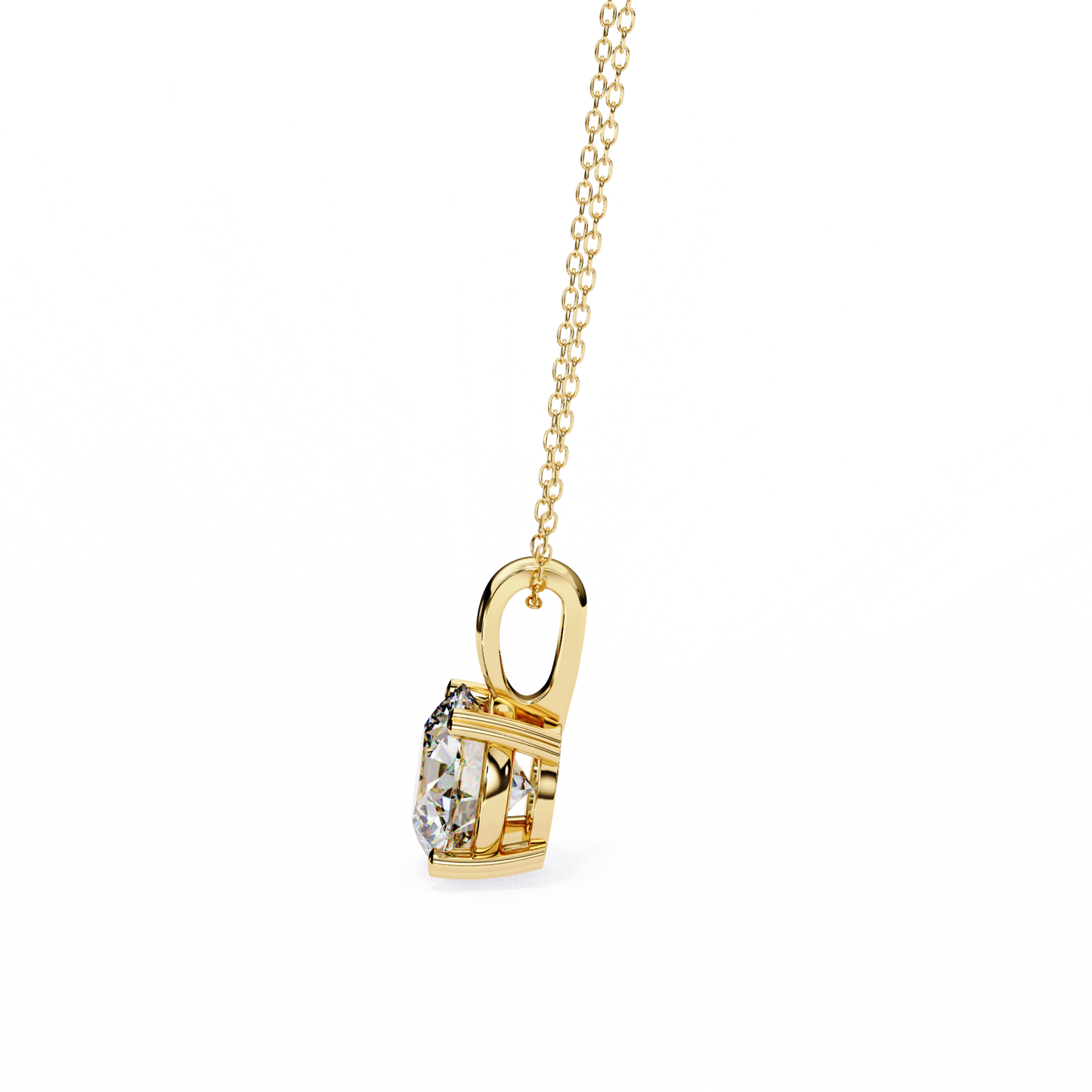 Eloria Souveraine Round Diamond Pendant