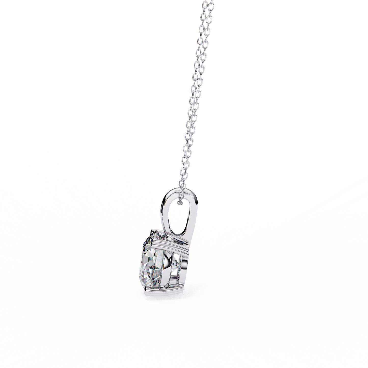 Eloria Souveraine Round Diamond Pendant
