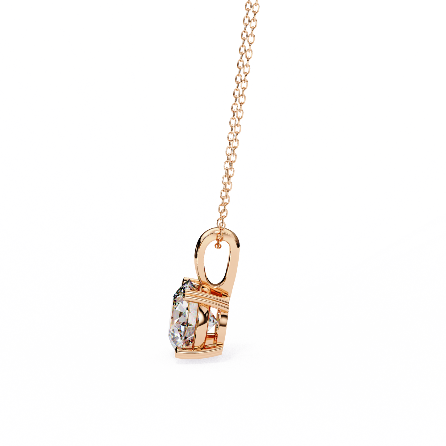 Eloria Souveraine Round Diamond Pendant