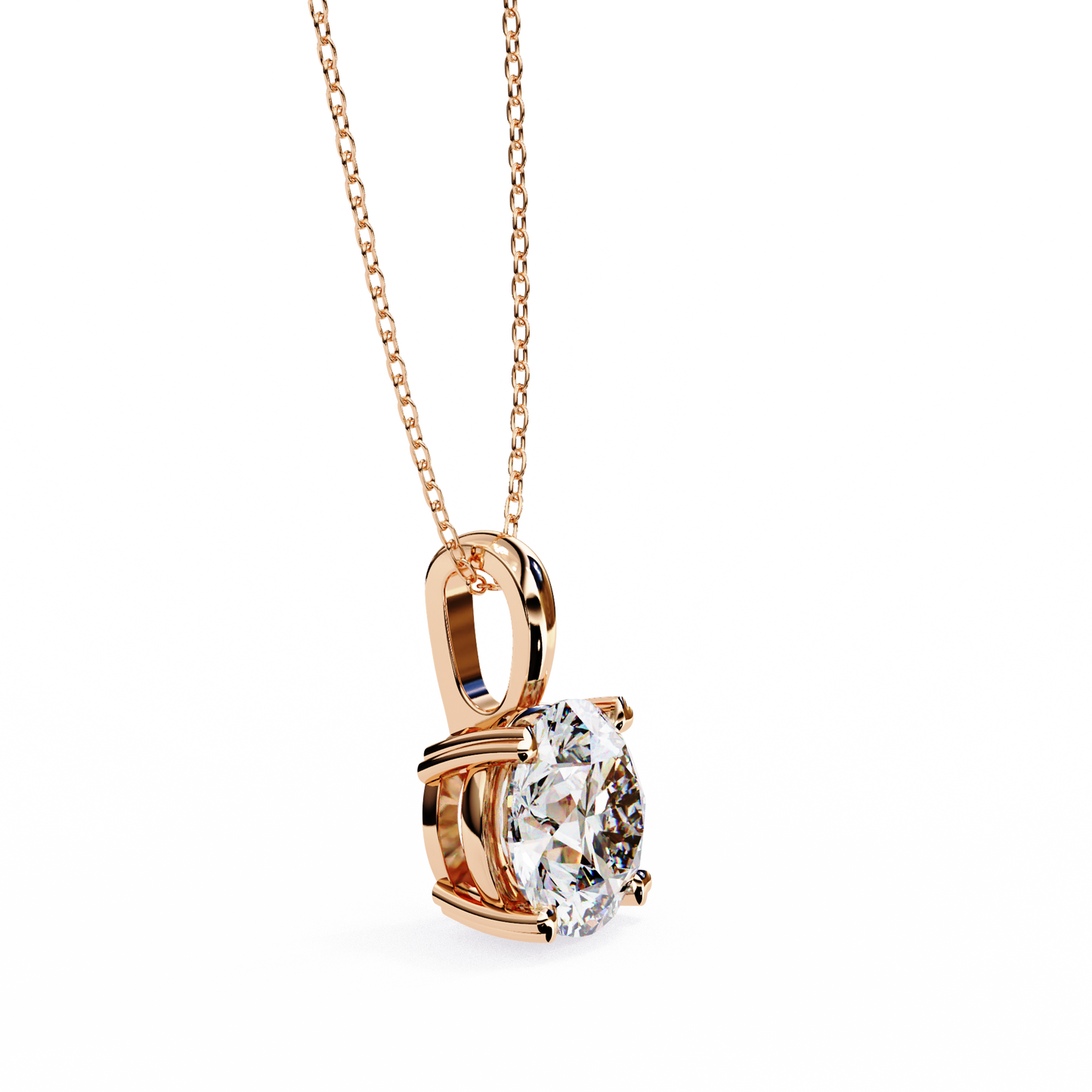 Eloria Souveraine Round Diamond Pendant
