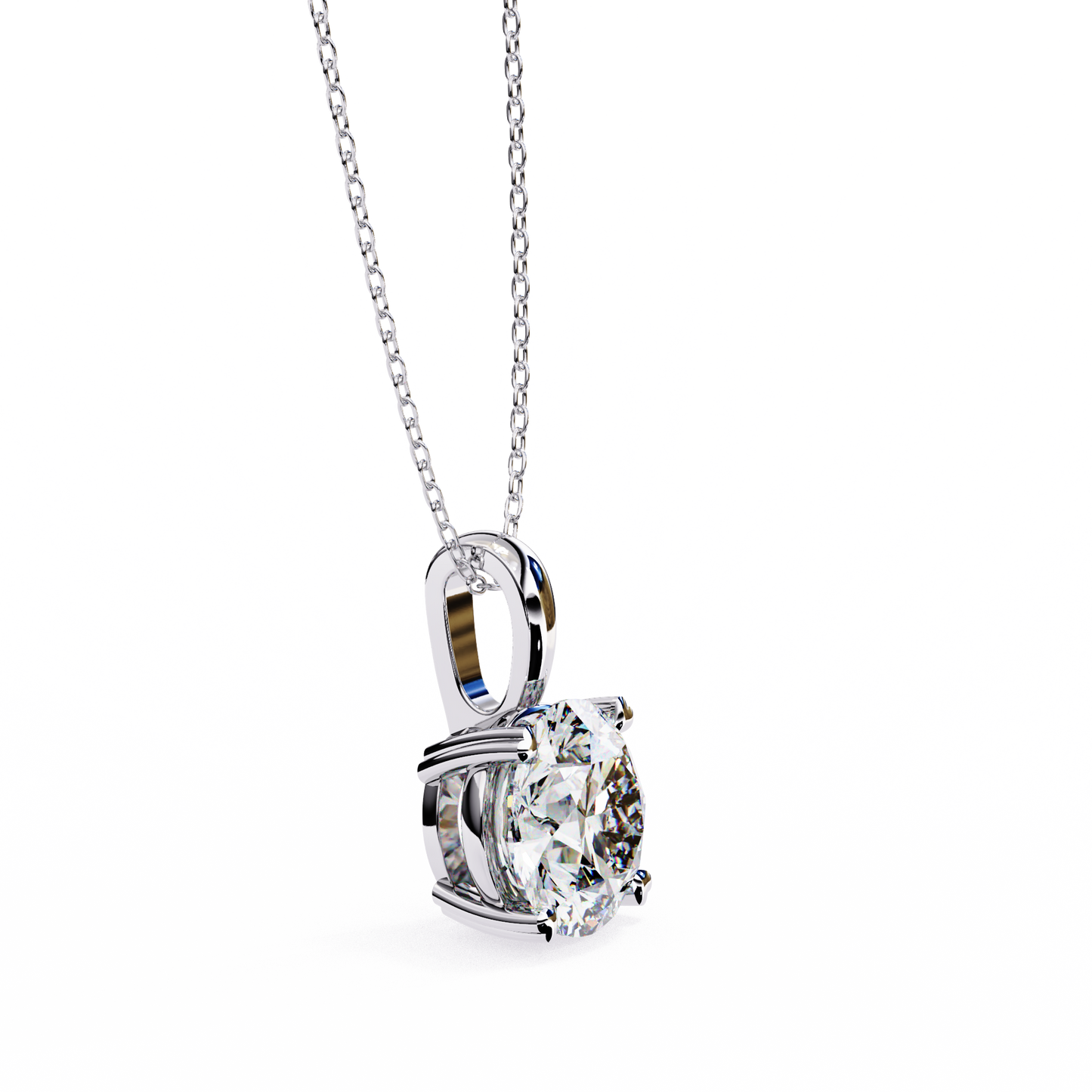 Eloria Souveraine Round Diamond Pendant