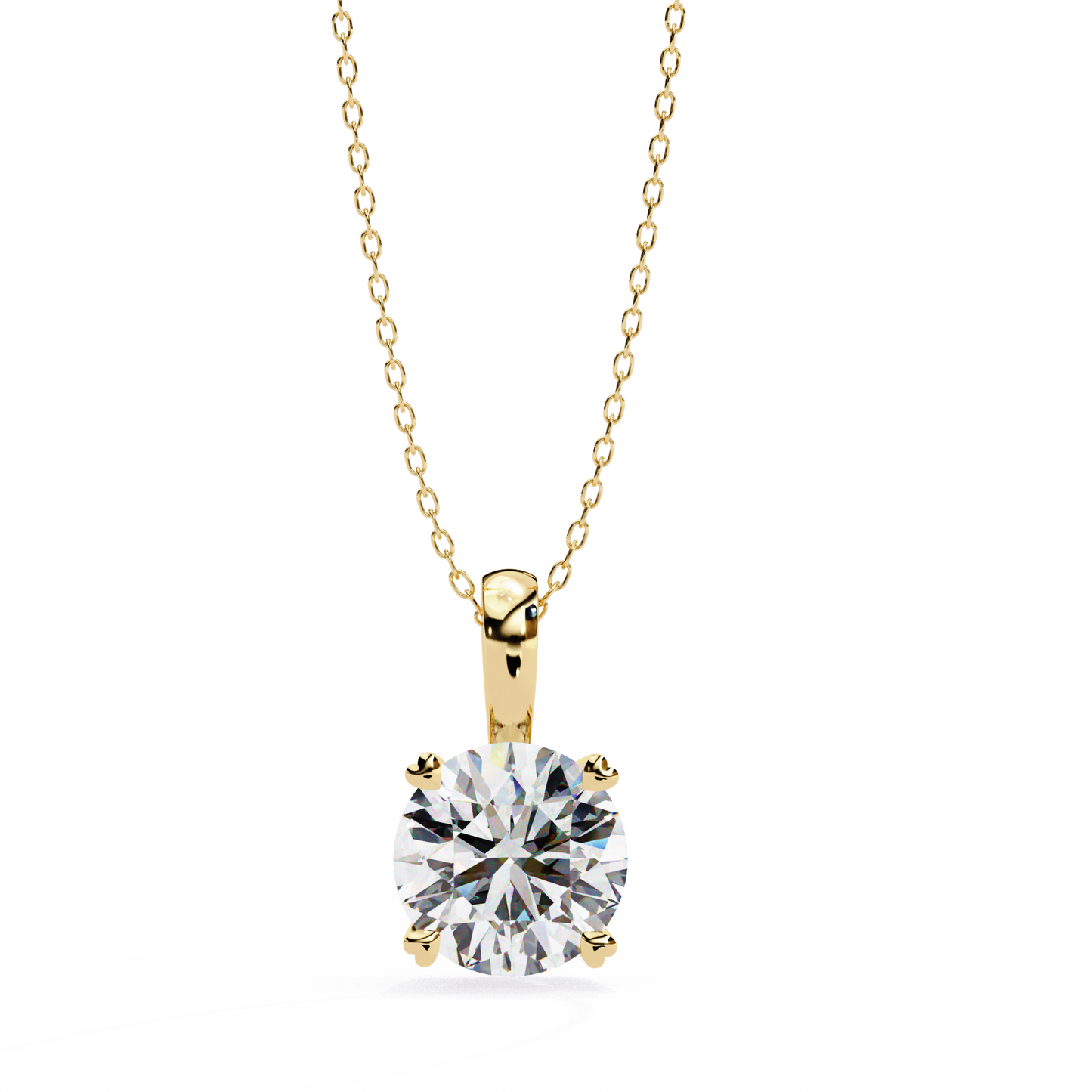 Eloria Souveraine Round Diamond Pendant