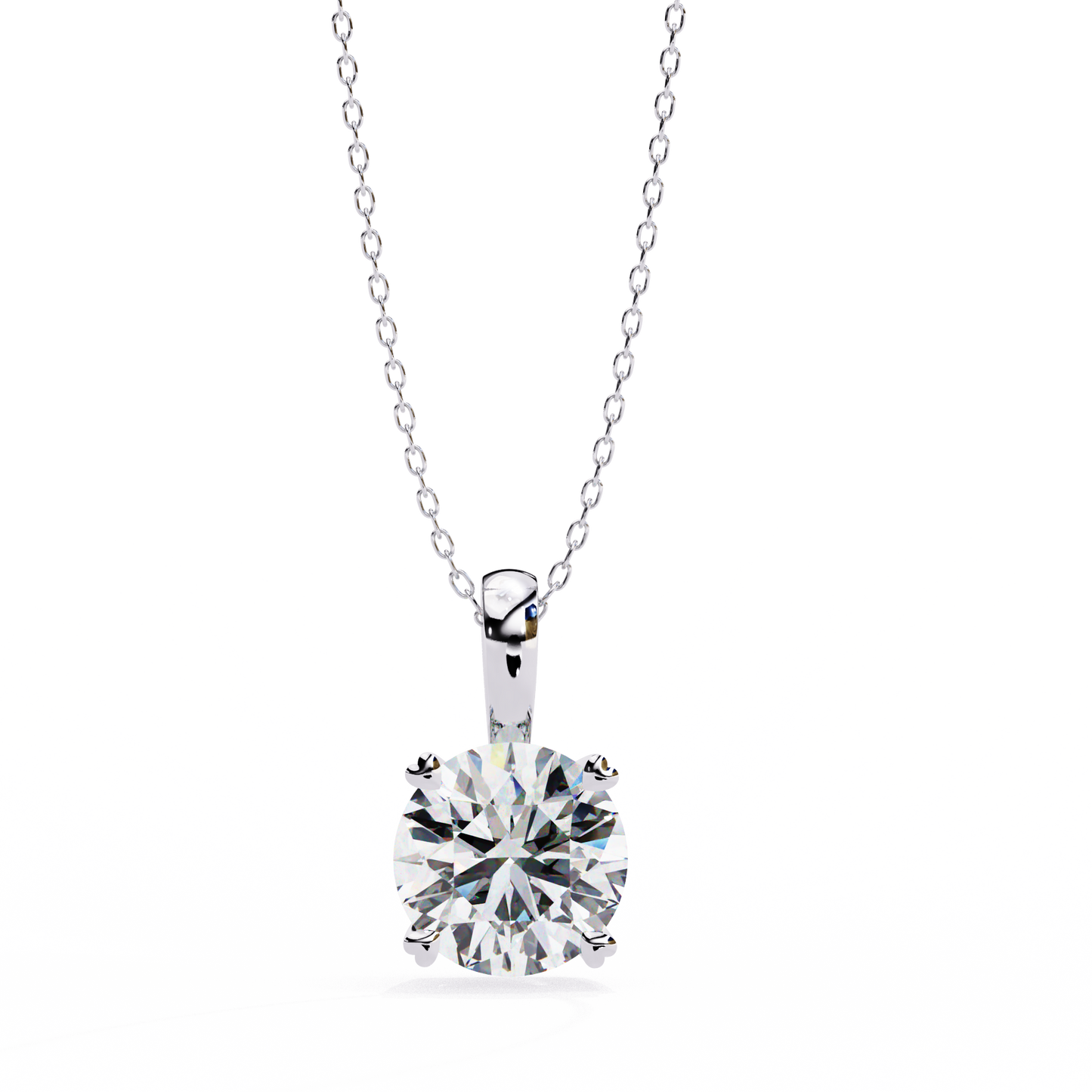 Eloria Souveraine Round Diamond Pendant