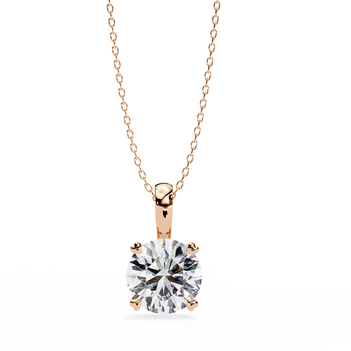 Eloria Souveraine Round Diamond Pendant