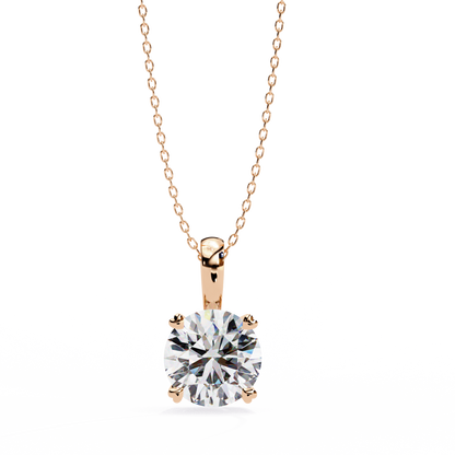Eloria Souveraine Round Diamond Pendant
