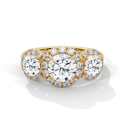 Velora Stone Round Solitaire Ring