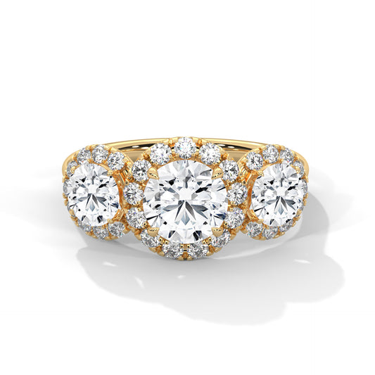Velora Stone Round Solitaire Ring