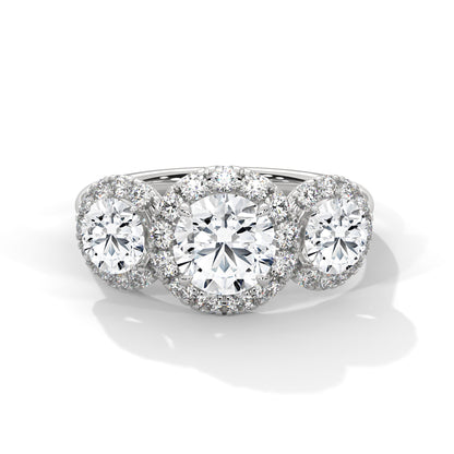 Velora Stone Round Solitaire Ring