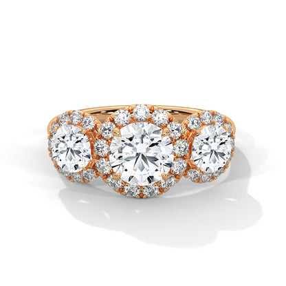 Velora Stone Round Solitaire Ring