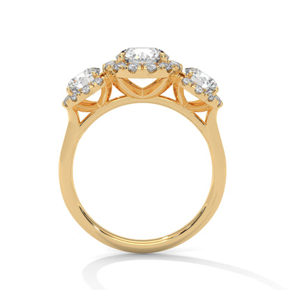 Velora Stone Round Solitaire Ring