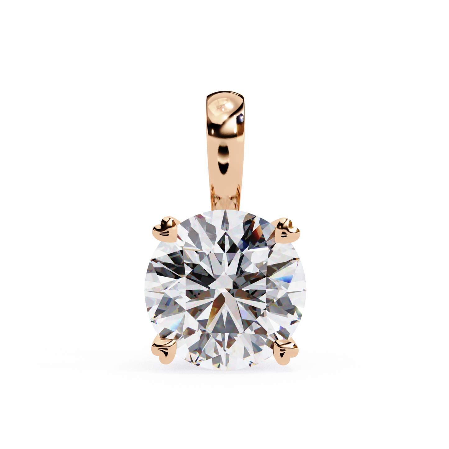 Eloria Souveraine Round Diamond Pendant