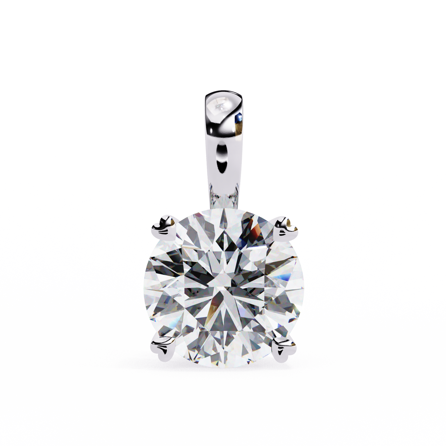Eloria Souveraine Round Diamond Pendant