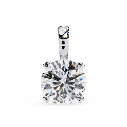 Eloria Souveraine Round Diamond Pendant