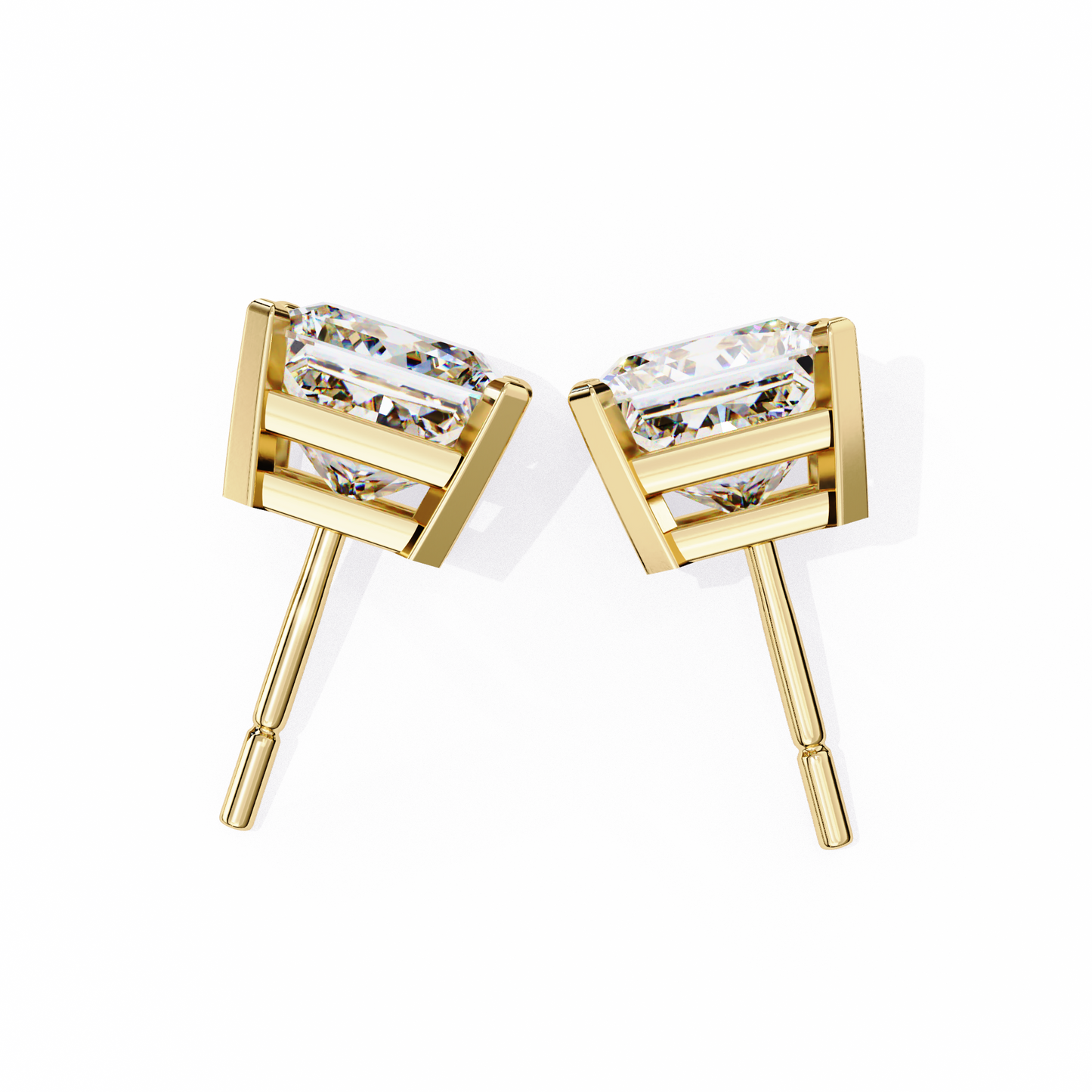Zeylora Solitaire Diamond Earrings