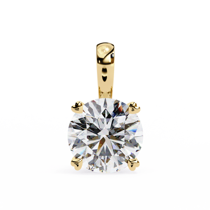 Eloria Souveraine Round Diamond Pendant